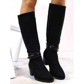 Botas cálidas mujer ante negro Jezzi 4