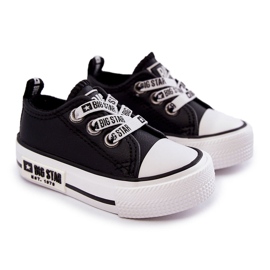 Deportivas Infantiles de Piel Big Star KK374041 Negro-Blanco 6