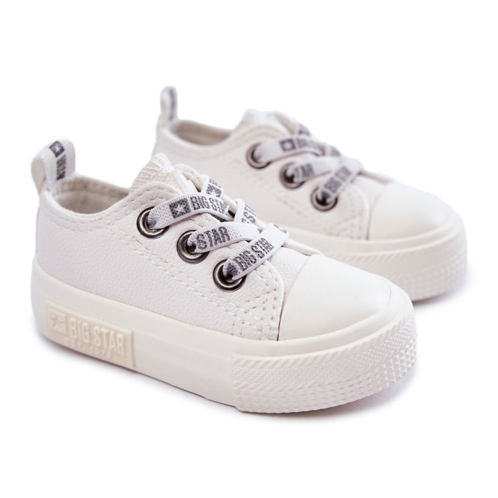 Deportivas Infantiles de Piel Big Star KK374058 Blanco 1