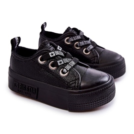 Deportivas Infantiles de Piel Big Star KK374059 Negro 6