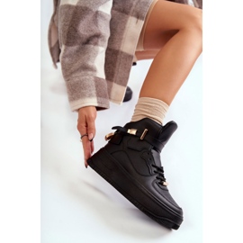 Zapatillas Deportivas Altas Con Aislamiento Mujer Negras Lexa negro 7