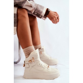 FB2 Deportivas Altas Con Aislamiento Mujer Beige Lexa 8