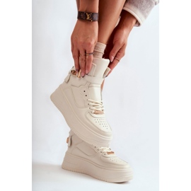 FB2 Deportivas Altas Con Aislamiento Mujer Beige Lexa 4