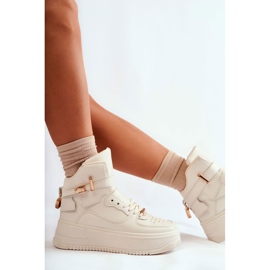 FB2 Deportivas Altas Con Aislamiento Mujer Beige Lexa 6