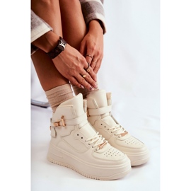 FB2 Deportivas Altas Con Aislamiento Mujer Beige Lexa 1