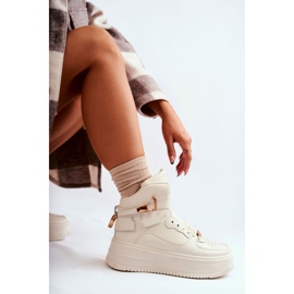 FB2 Deportivas Altas Con Aislamiento Mujer Beige Lexa 7