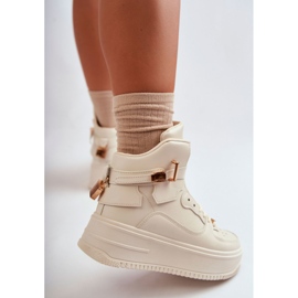 FB2 Deportivas Altas Con Aislamiento Mujer Beige Lexa 3