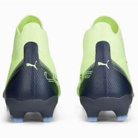 Puma Ultra Match FG / AG M 107032 01 zapatos de fútbol amarillo verde 1