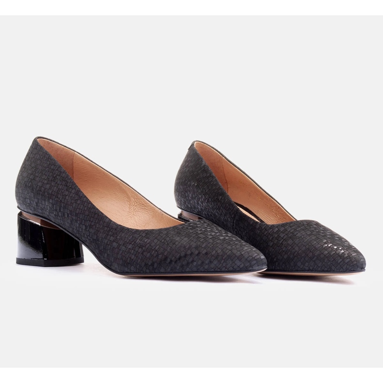 Marco Shoes Zapatos de gamuza negro 1