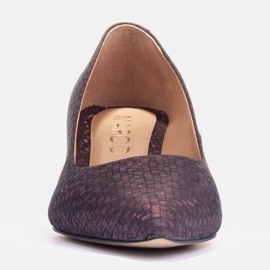 Marco Shoes Zapatos de gamuza violeta 8