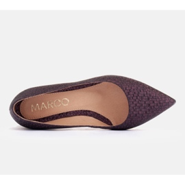 Marco Shoes Zapatos de gamuza violeta 4