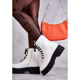 Botas Atadas Mujer Glany Blanco Callie 1 Botas Atadas Mujer Glany Blanco Callie 1
