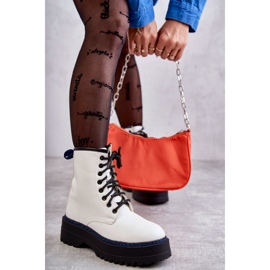 Botas Atadas Mujer Glany Blanco Callie 2 Botas Atadas Mujer Glany Blanco Callie 2