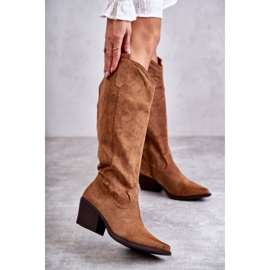 WS1 Botas camperas Casey de ante marrón 7