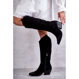WS1 Botas camperas de ante negro Casey 3