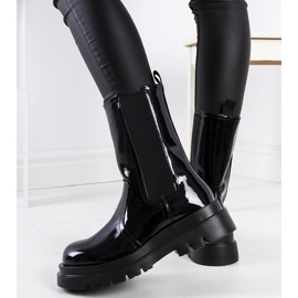 Botas Giza charol negro 3
