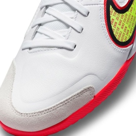 Nike Tiempo Legend 9 Academy Ic Jr DA1329 176 zapatos de fútbol amarillo, blanco, multicolor blanco 4