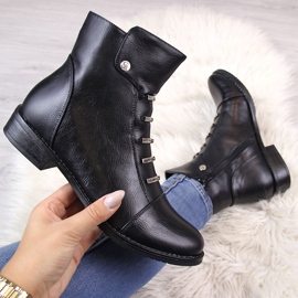 Negro Botas con aislamiento de mujer Jezzi JEZ52A 7