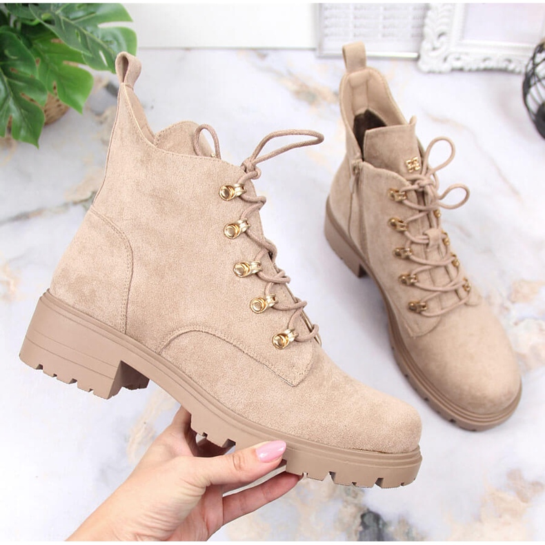 S.Barski Botas mujer ante beige S. Bararski 1