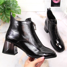 S.Barski Botas de charol negro de S. Barski 1