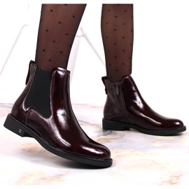 Zapatos de mujer barnizados burdeos cálido Potocki WOL93B 7