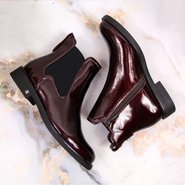 Zapatos de mujer barnizados burdeos cálido Potocki WOL93B 3