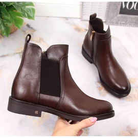 Marrón Botas Jodhpur mujer marrones Potocki WOL95B 1