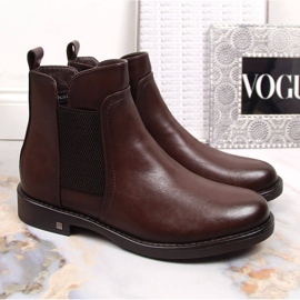 Marrón Botas Jodhpur mujer marrones Potocki WOL95B 2