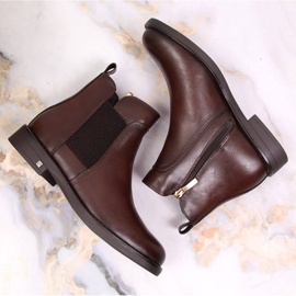 Marrón Botas Jodhpur mujer marrones Potocki WOL95B 3