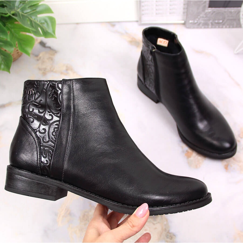 M. DASZYŃSKI Black Daszyński SAN4A botas con aislamiento negro para mujer 1 M. DASZYŃSKI Black Daszyński SAN4A botas con aislamiento negro para mujer 1