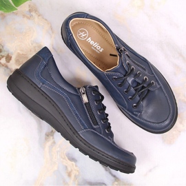 Cómodos zapatos mujer azul marino Helios 4