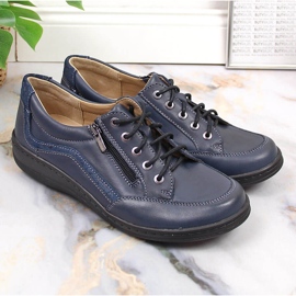 Cómodos zapatos mujer azul marino Helios 5