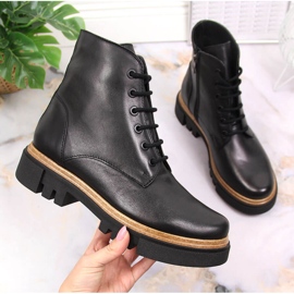 Botas de piel mujer Dolce Pietro negras negro 3
