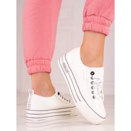 Zapatillas de mujer Big Star KK274014 blanco 2