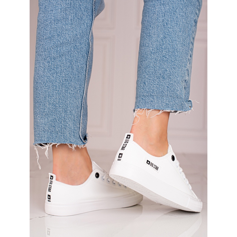 Zapatillas de mujer Big Star KK274010 blanco 1