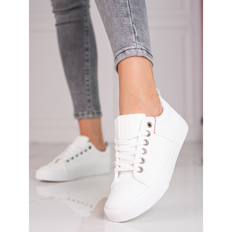 Zapatillas de mujer Big Star KK274005 blanco 1
