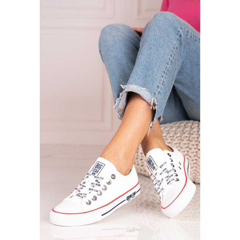 Zapatillas de mujer Big Star KK274095 blanco 1