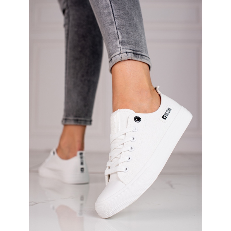 Zapatillas de mujer Big Star KK274008 blanco 1