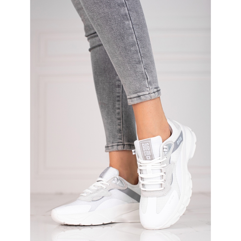 Zapatillas de mujer Big Star KK274057 blanco 2