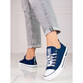 Zapatillas de mujer Big Star KK274103 azul 1