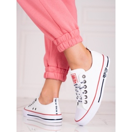 Zapatillas de mujer Big Star KK274101 blanco 2