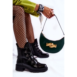 S.Barski Botas Cálidas Lacadas Con Jet Black Gwen negro 1