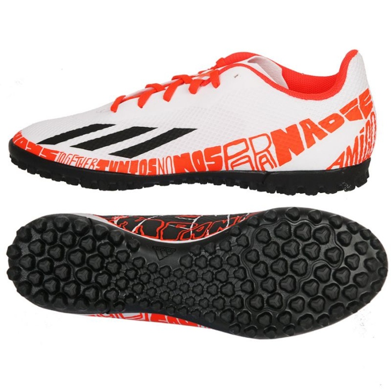 Zapatillas Adidas X Speedportal.4 Messi Tf M GW8401 blanco blanco 1 Zapatillas Adidas X Speedportal.4 Messi Tf M GW8401 blanco blanco 1