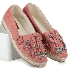 Marquiz Zapatos bajos sin cordones con adornos rosado 1 Marquiz Zapatos bajos sin cordones con adornos rosado 1