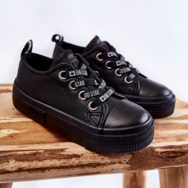 Deportivas Infantiles de Piel Big Star KK374061 Negro 4