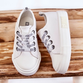 Deportivas Infantiles de Piel Big Star KK374060 Blanco 5