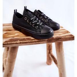 Deportivas Infantiles de Piel Big Star KK374057 Negro 2
