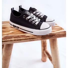 Deportivas Infantiles de Piel Big Star KK374039 Negro 2