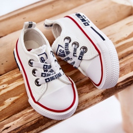 Deportivas Infantiles de Piel Big Star KK374040 Blanco 5