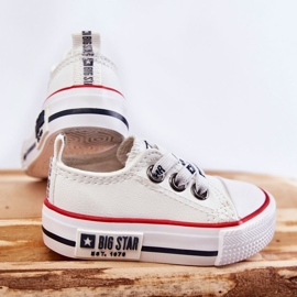 Deportivas Infantiles de Piel Big Star KK374040 Blanco 3